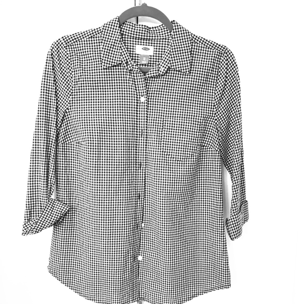 Checkered Button Up